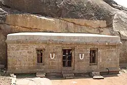 Rock-cut Vishnu cave Temple (Pallava 8-9th century A.D.). Rock-Cut Vishnu Temple