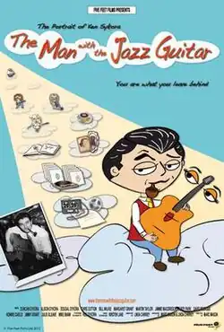 Poster reading "The Man with the Jazz Guitar"