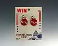"WIN" earrings