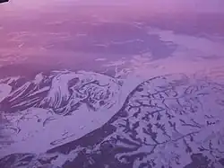 Aerial view of the area