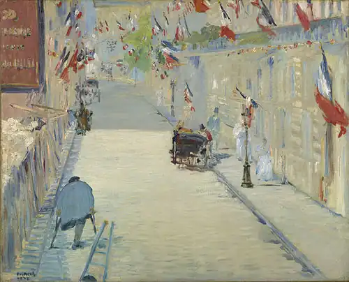 The Rue Mosnier with Flags, 1878, J. Paul Getty Museum, Los Angeles