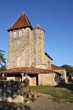 The church in Arblade-le-Haut