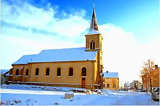 The church in Tressange