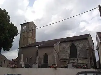 The church in Parey-Saint-Césaire