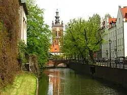 Radunia Canal and St. Catherine's Church
