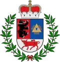 Eye of Providence depicted on the coat of arms of Šiauliai, Lithuania