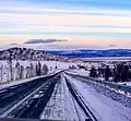 Amur Highway in winter near the village of Takhtamygda, 2010