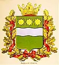Coat of Arms of the Oblast (Sukachov Publishing House, 1878)