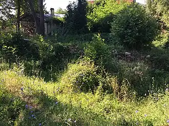 The unfinished church building