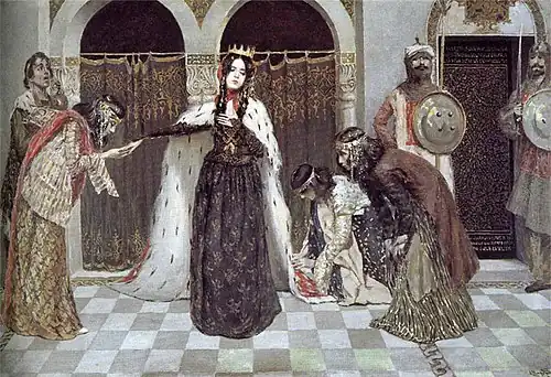 Return of Queen Zabel of Armenia