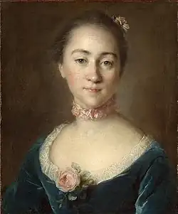 Louis Tocqué, 1757, Portrait of Ekaterina Golovkin (1733–1821), born Shuvalov, Hermitage Museum, Saint Petersburg