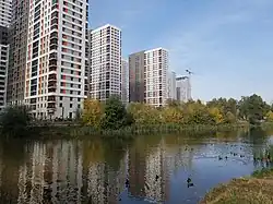 Orange Park residential complex in Kotelniki, Moscow Oblast.