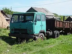 An abandoned KAZ-608V