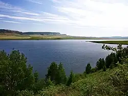 Lake Maloye in Sharpypovsky District