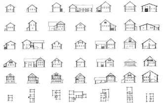 Four-walled dwellings