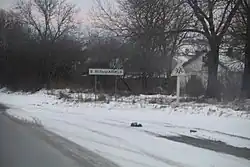 Entrance to the village