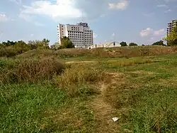 Northern part of the earthworks