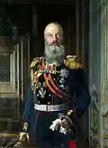 Grand Duke Michael Nikolaevich of Russia with the Order of St. George sash (first class)