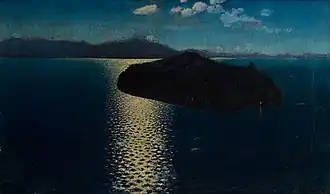 Lake Sevan in the night