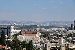 Ramla seen from the White Tower with the eastern hills around Modi'in in the background, 2013