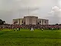 General mass occupying the Jatiya Sangsad Bhaban after the fall of Hasina