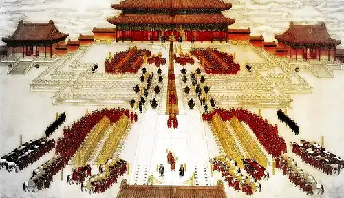 The wedding of the Guangxu Emperor and Empress Xiaodingjing