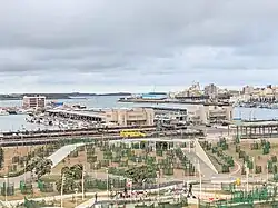 View of Port and Fish Market