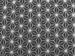 Closeup of a textile with a geometric pattern