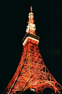 Tokyo Tower held the title of tallest freestanding structure in Tokyo and Japan for 54 years.