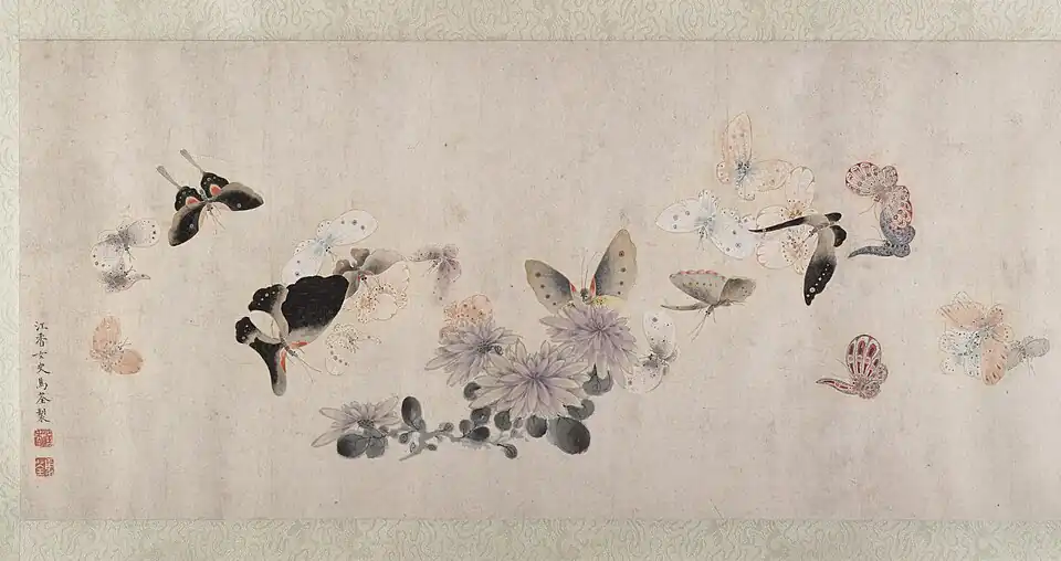 Flowers and Butterflies (花蝶圖), Metropolitan Museum of Art