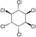α-Hexachlorocyclohexane, the dextrorotatory enantiomer