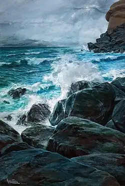 Breakwater in the port of Barcelona (c.1905) Museu Nacional d'Art de Catalunya