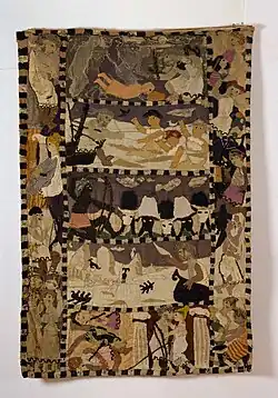 Ulysses (1948-1949), sewn collage,173 x120 cm