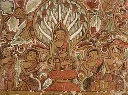 Worshipping the Buddha