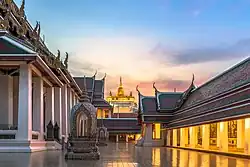 Wat Saket with Golden Mount in the distance