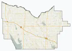 Federal, Alberta is located in County of Paintearth
