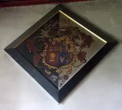 Funeral hatchment of Sir Montague John Cholmeley, 2nd Baronet