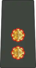 Lieutenant (Royal Bhutan Army)[16]