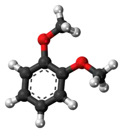 1,2-Dimethoxybenzene molecule