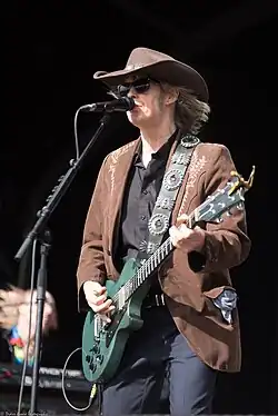 Scott performing with the Waterboys in 2019