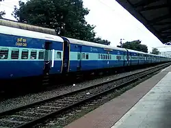 Vijayawada bound Ratnachal Express at Marripalem
