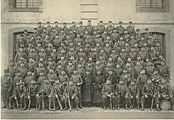 Infantry company souvenir photo.