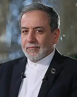 head shot of Araghchi