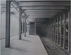 The Union Square station on the IRT line as seen shortly before opening