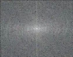 Spatial frequency representation of the Green Sea Shell image