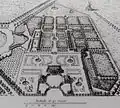 Aerial view of the Trianon de Porcelaine, from the east, 17th century