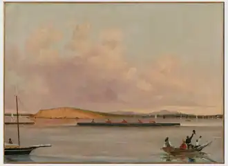 Boat Race, Boston Harbor, by A. A. Lawrence, 1852 (Museum of Fine Arts, Boston)