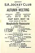 1937 SAJC Adelaide Cup raceday officials