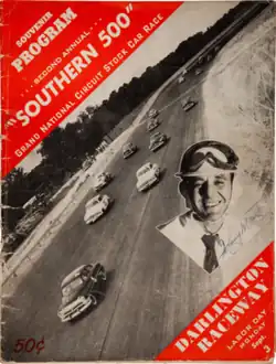 1951 Southern 500 program cover