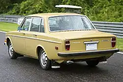 1971 Volvo 144S 4-door sedan, rear view